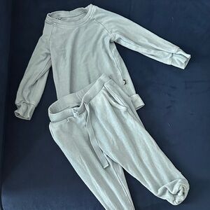 Kyte BABY Kids' Sweatshirt and Jogger Set - Light Blue